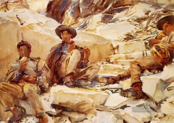  Arbeiter Maler - Carrara Arbeiter John Singer Sargent